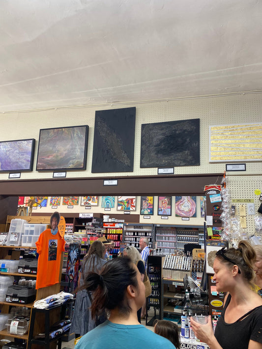 Last Week to See Black Sand at Carter Sexton Art!
