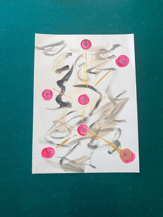 Black and Gold w/ Pink