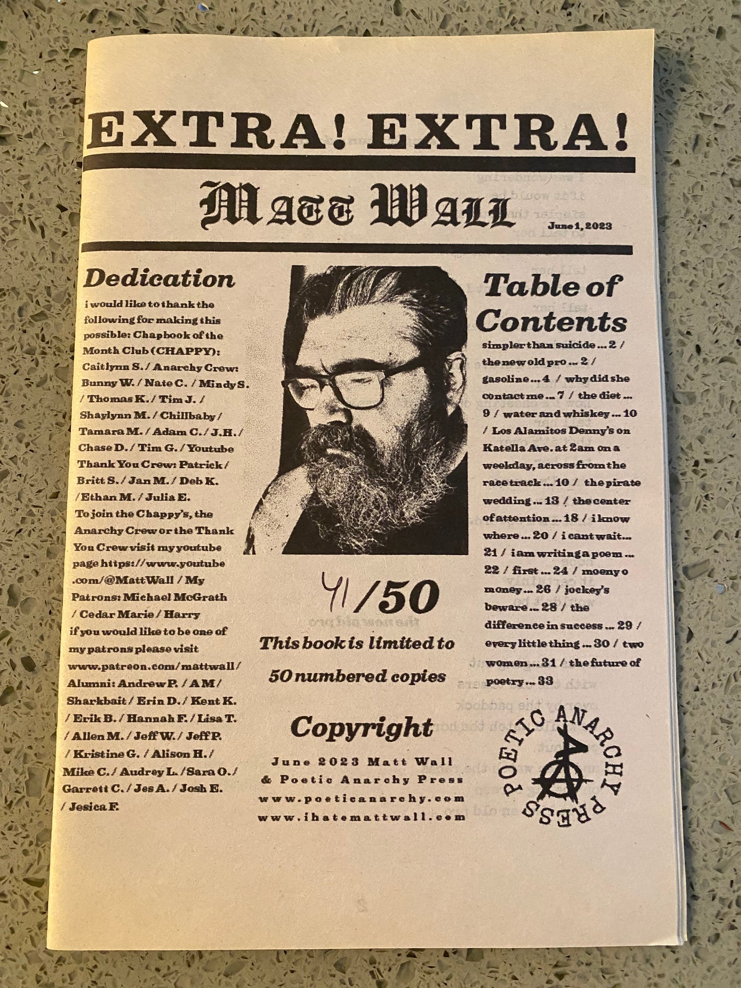 Extra! Extra! - poems