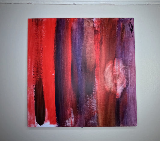 Untitled Panel 5 (Red and Purple)